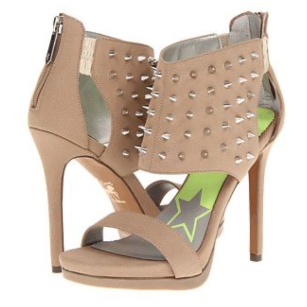 Circus by Sam Edelman Studded Beige Heels